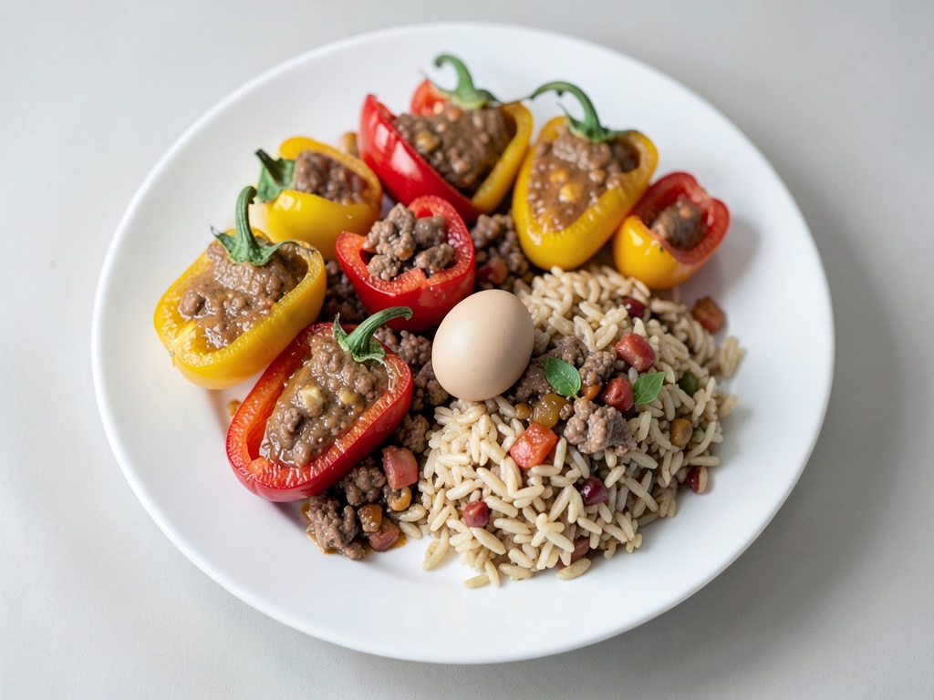 Uromas gefüllte Paprika mit Hackfleisch