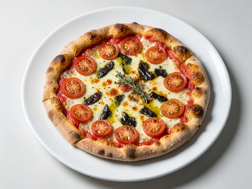 Pizza con piadina napoletana