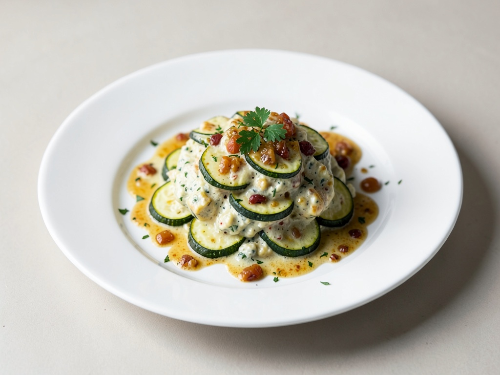 Carbonara aux courgettes