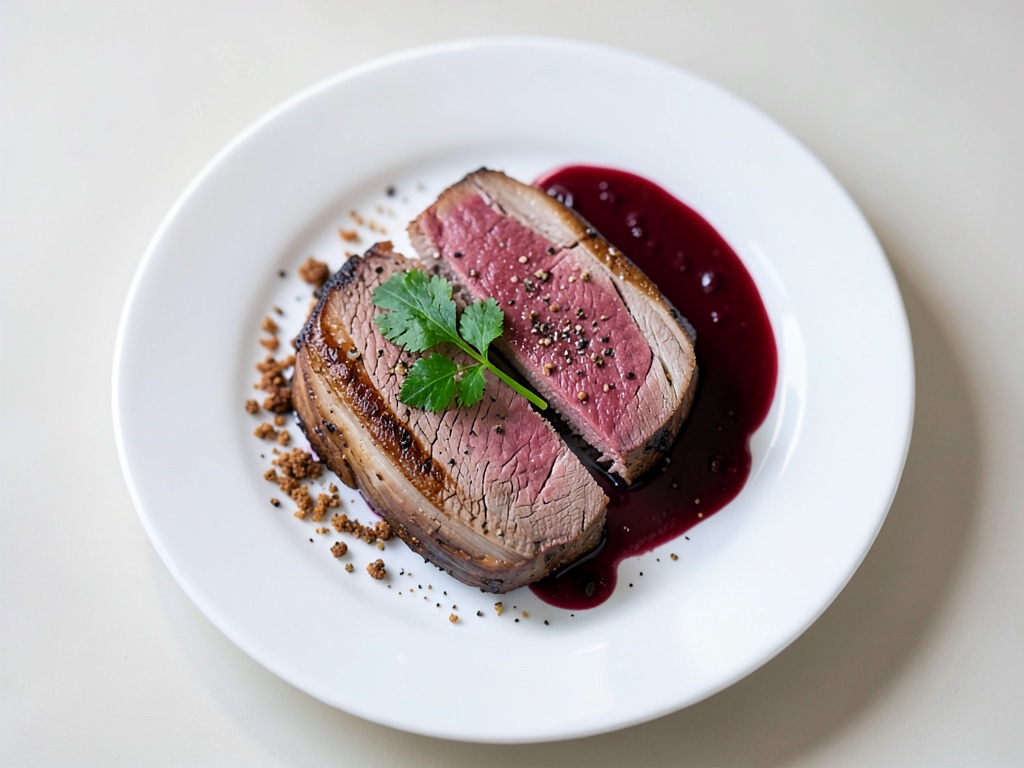 Roastbeef con Jus al Cassis – Il menu festivo di Fabio