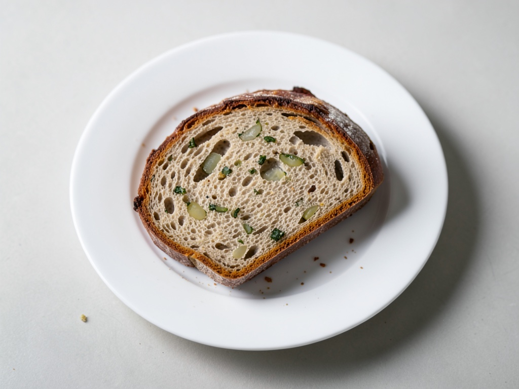 Pane ad anello all'aglio dal forno