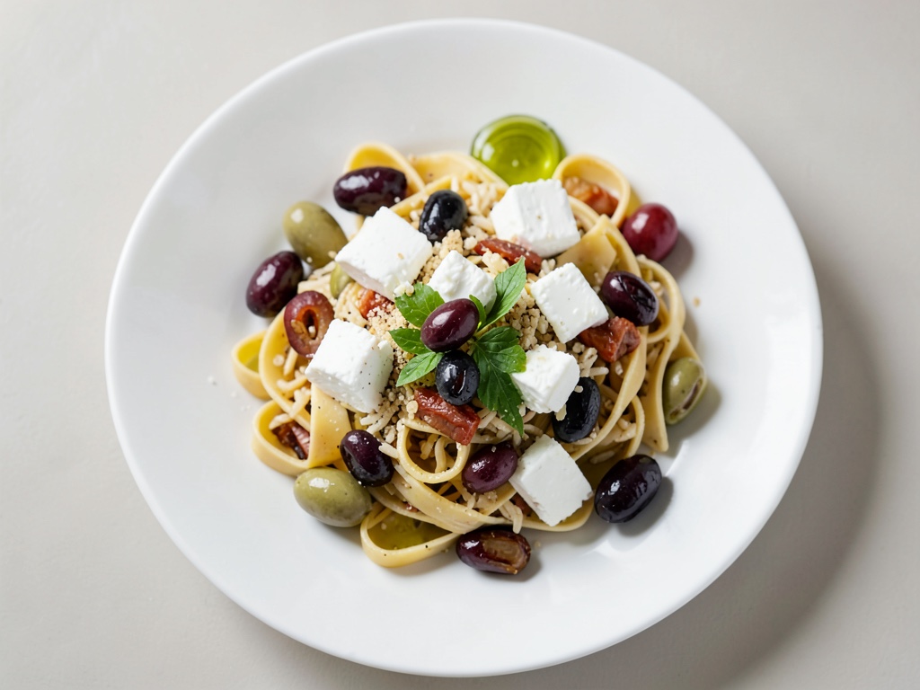 Insalata greca fresca di kritharaki