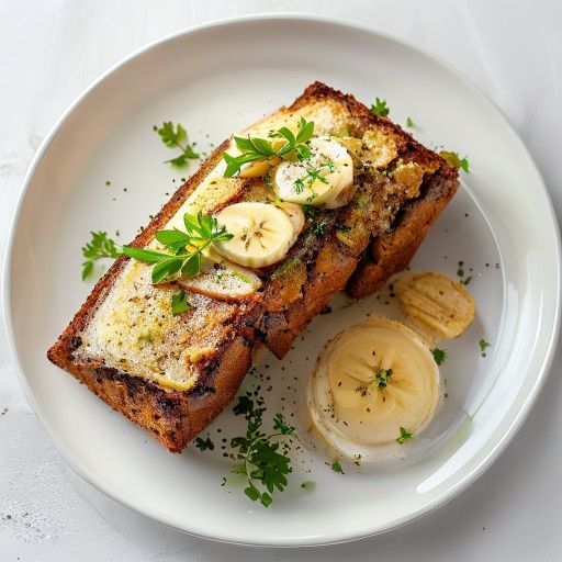 Delizioso pane alle banane senza grassi e zuccheri aggiunti