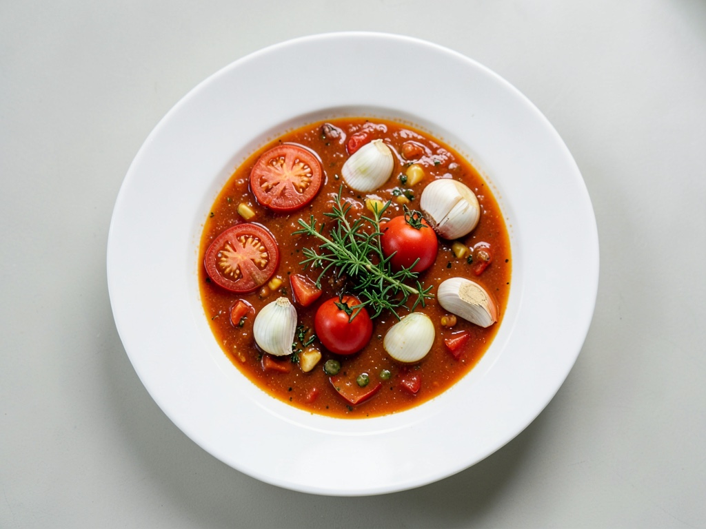 Zuppa di pomodori al forno