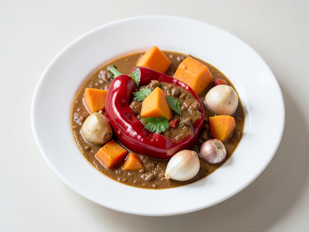 Curry di lenticchie rosse con patate dolci