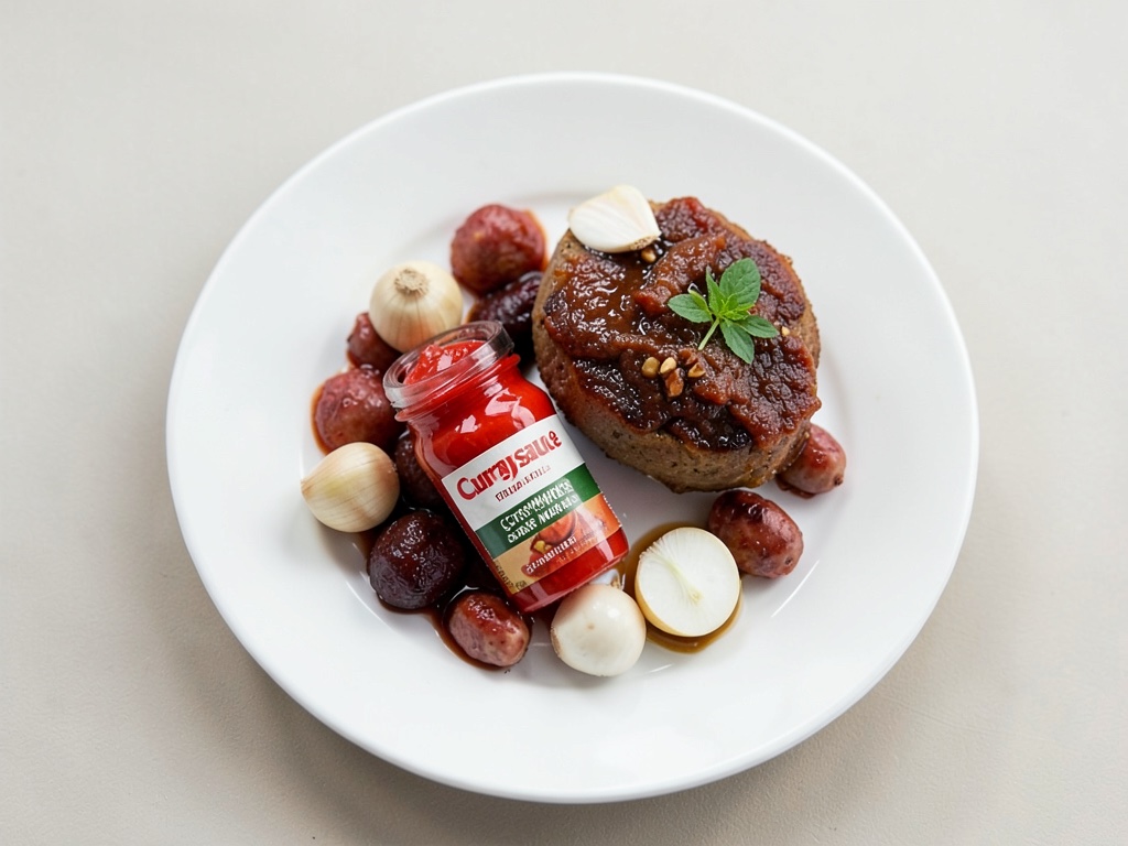Salsa al curry fatta in casa per la currywurst
