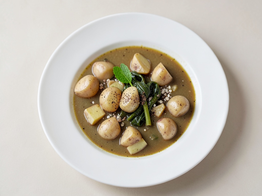 Deliciosa sopa de patatas