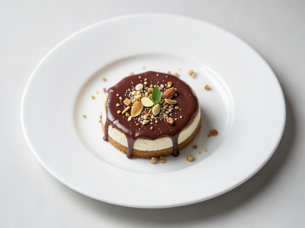 Eis-Mousse-Törtchen mit Schokoladenglasur