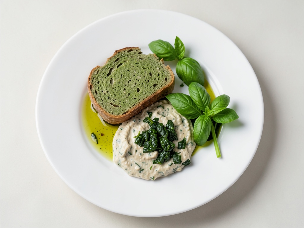 Corona di pane croccante con crema spalmabile