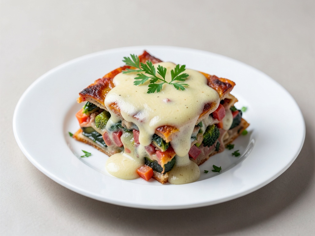 Gemüse-Lasagne mit Béchamelsauce