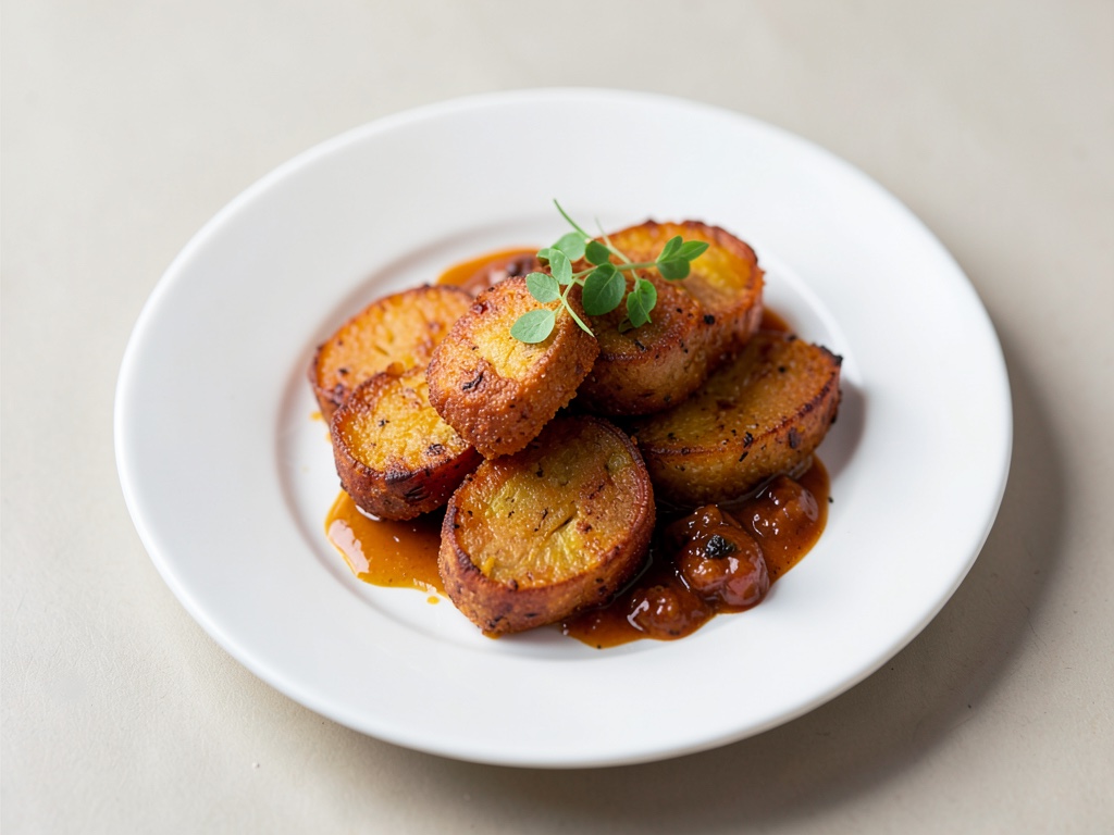 Patate dolci a ventaglio croccanti dall'air fryer