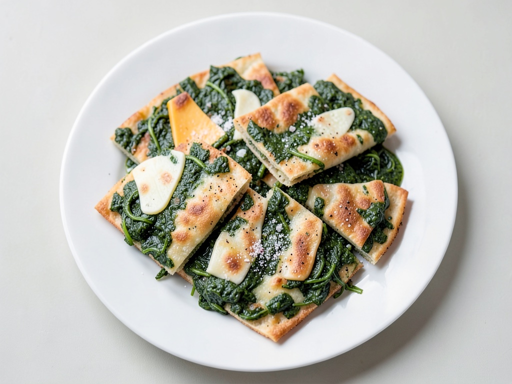 Quesadillas croccanti agli spinaci