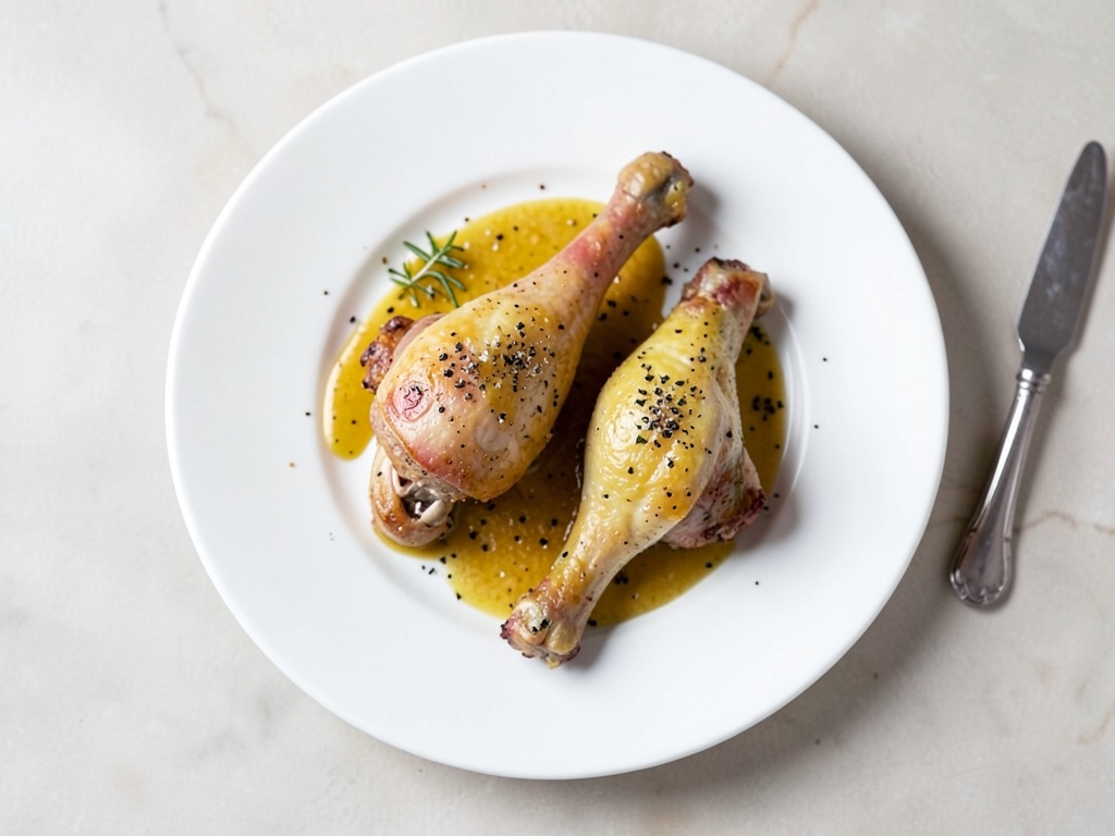 Cosce di pollo succose al forno