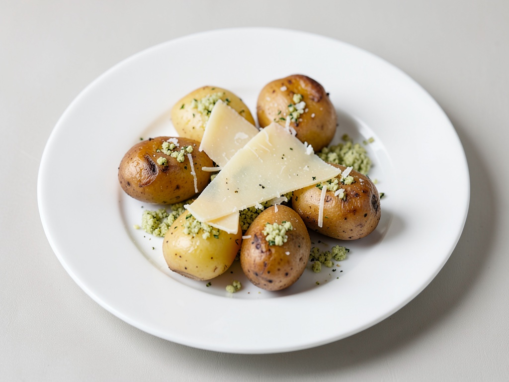 Angoli di Patate Croccanti al Parmigiano e Aglio
