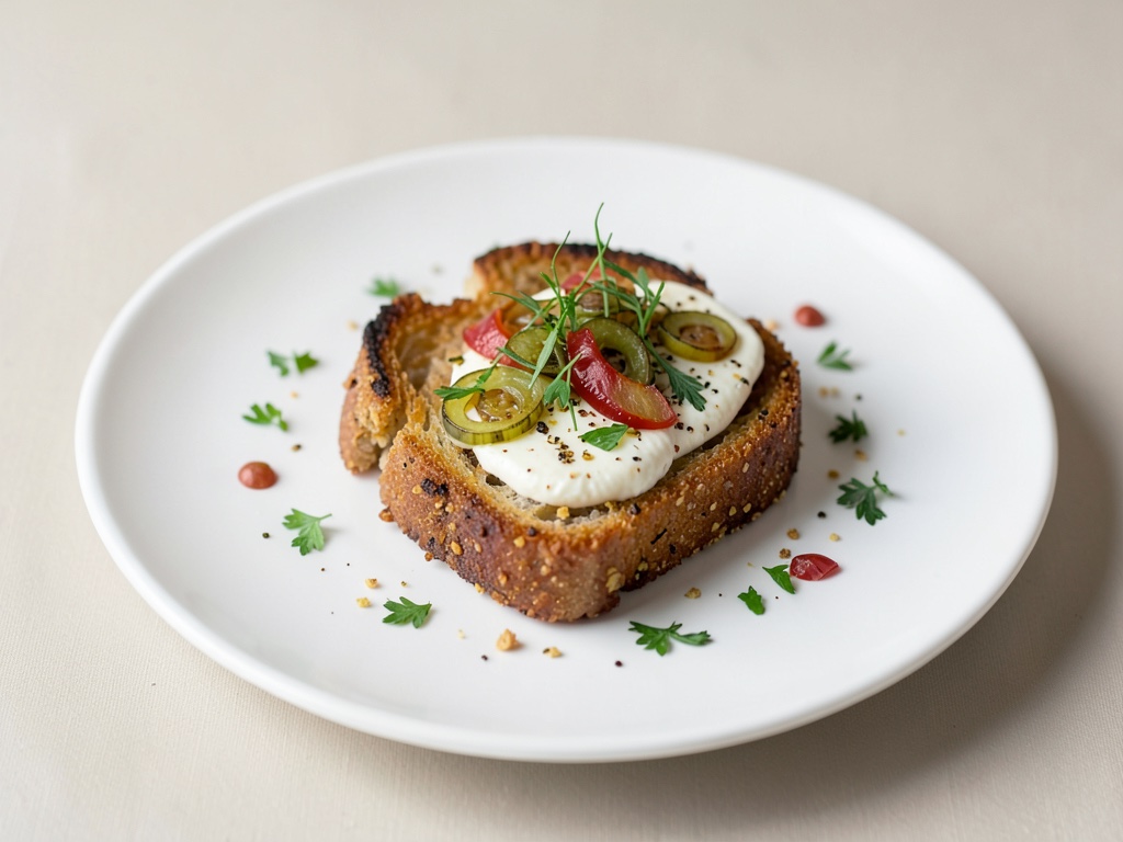 Toast croccante al finocchio e mozzarella dall'air fryer