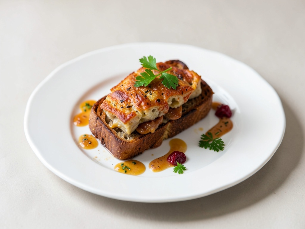 Toast alla Flammkuchen