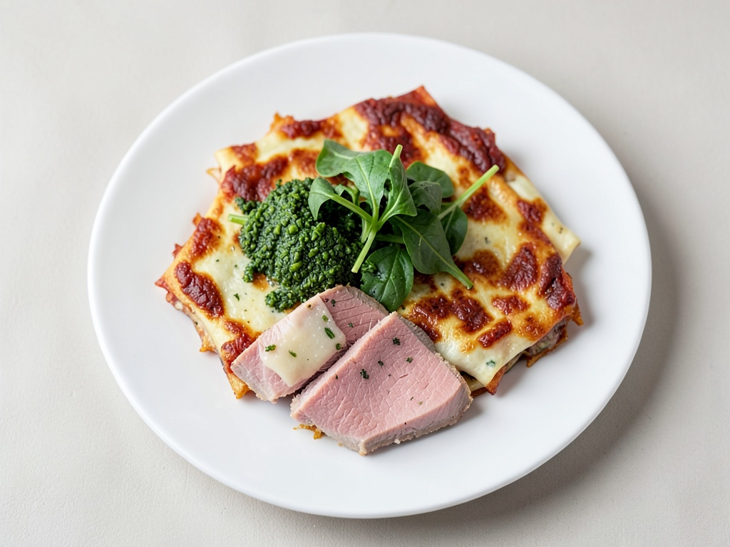 Cremige Lachs-Spinat-Lasagne