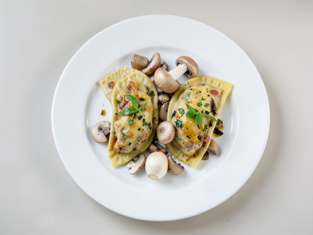 Poêle rapide aux champignons et maultaschen