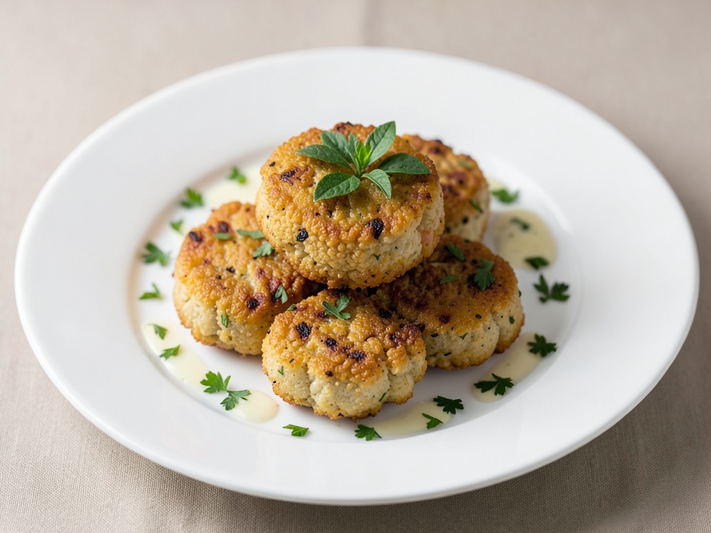 Crocchette di cavolfiore croccanti dall'air fryer