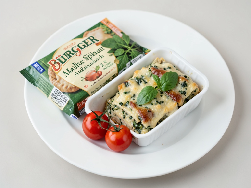 Cremosa Gratinata di Maultaschen e Spinaci