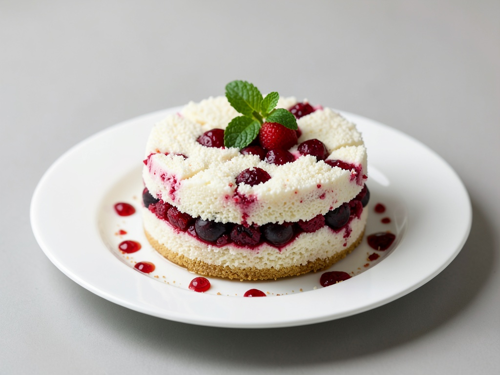 Luftiger Kirsch-Quarkkuchen aus der Heißluftfritteuse