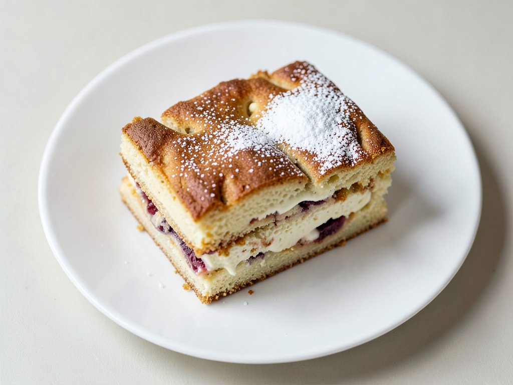 Torta alla ricotta a doppio strato