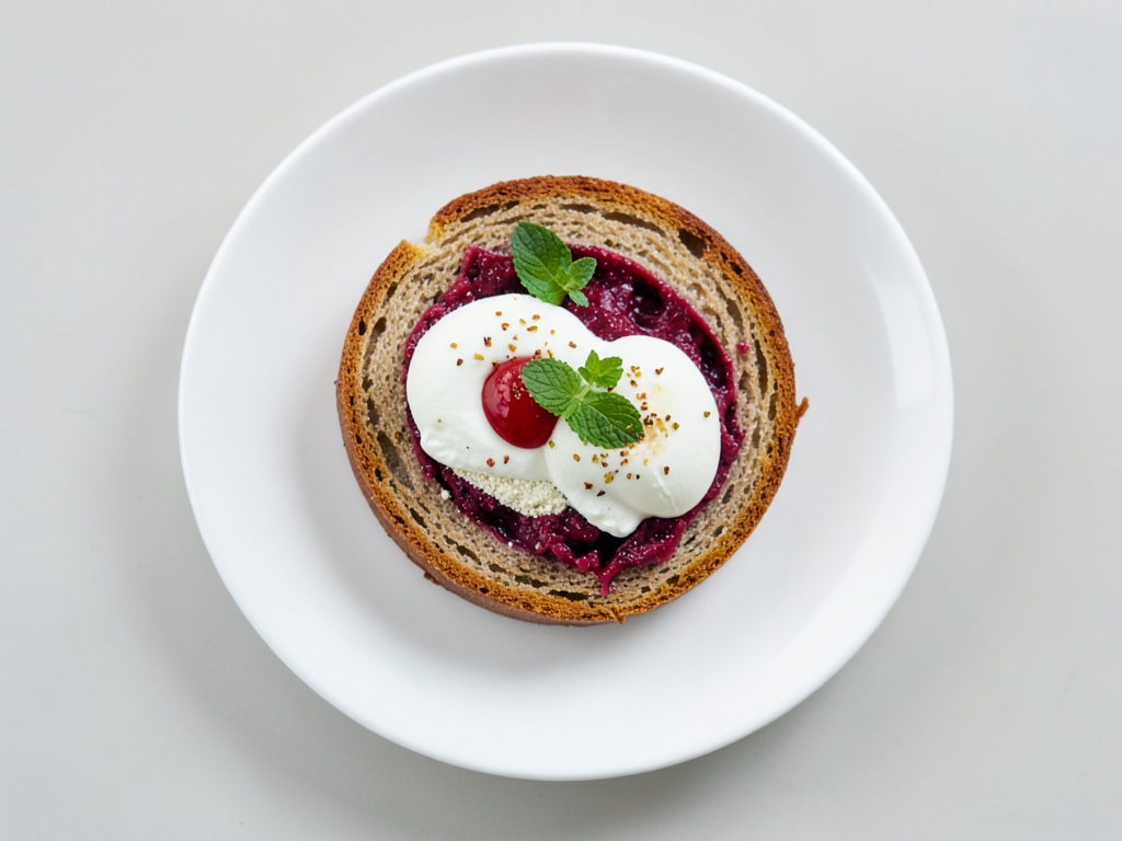 Rotolo di fragole e panna