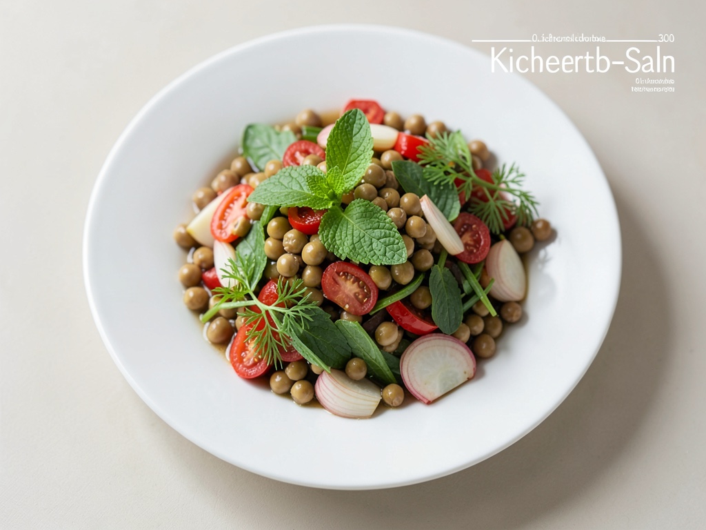 Insalata di ceci caramellati con melograno