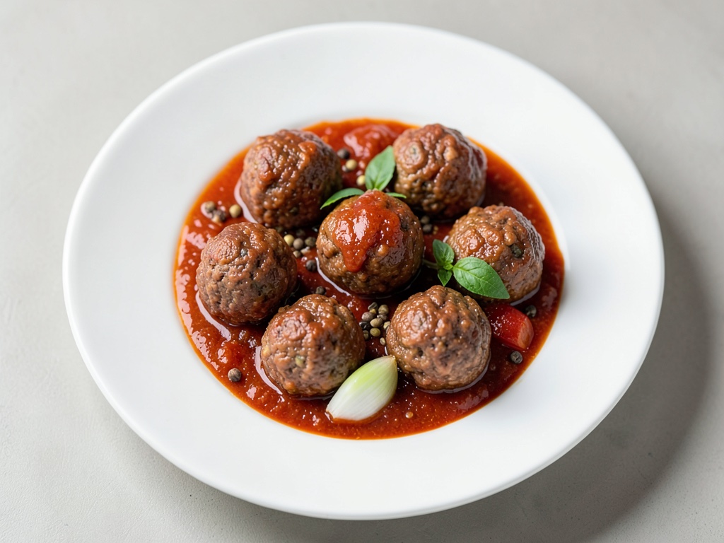 Polpette di salsiccia in salsa di pomodoro