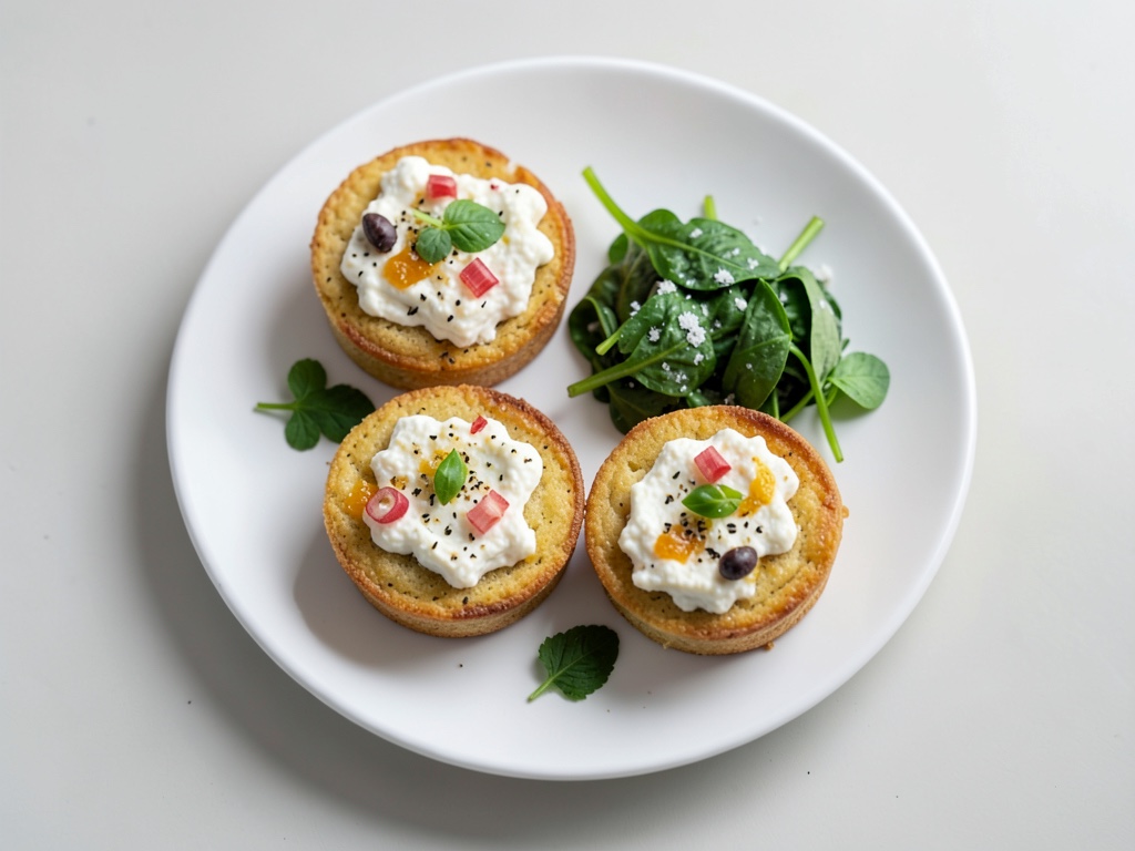Proteinreiche Feta-Muffins