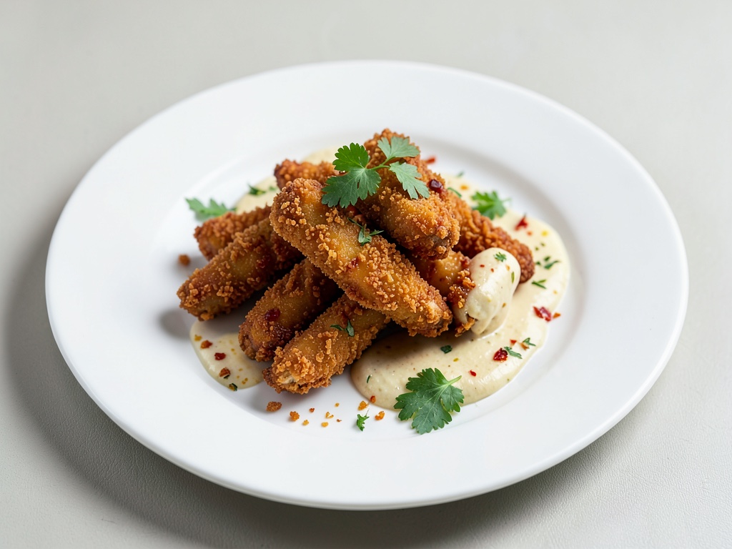 Brisures de poulet croustillantes à l'air fryer style KFC