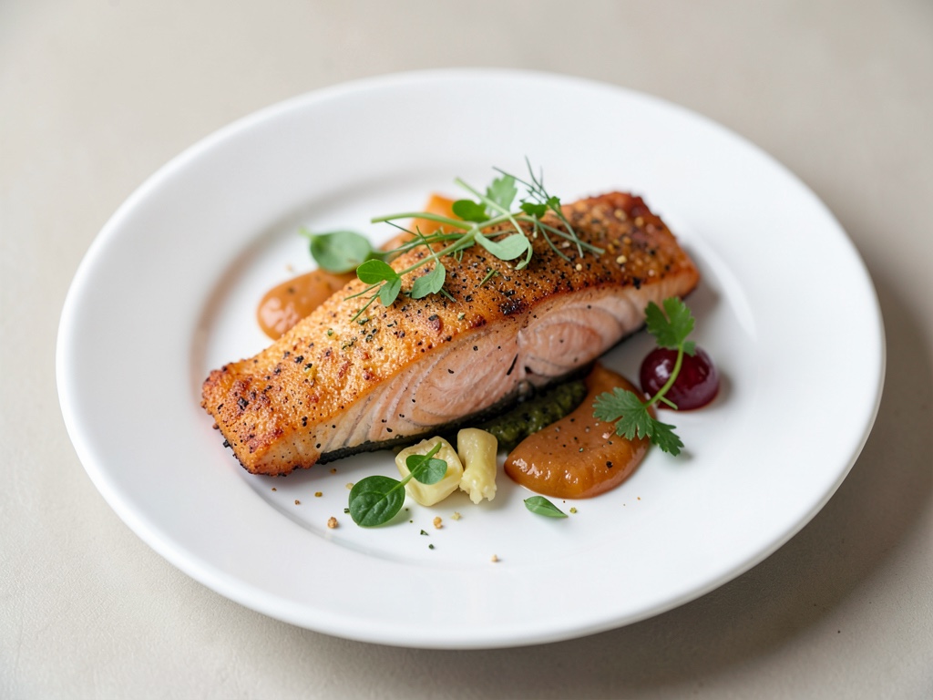 Knuspriger Lachs aus der Heißluftfritteuse