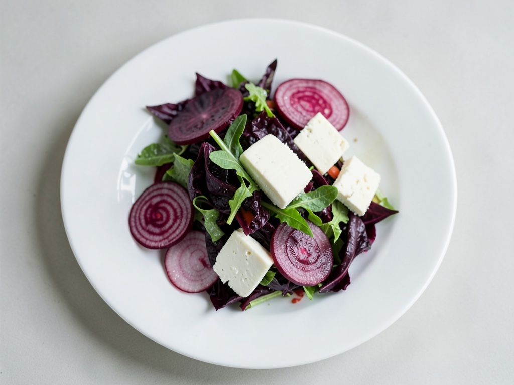 Insalata di barbabietola con molte proteine