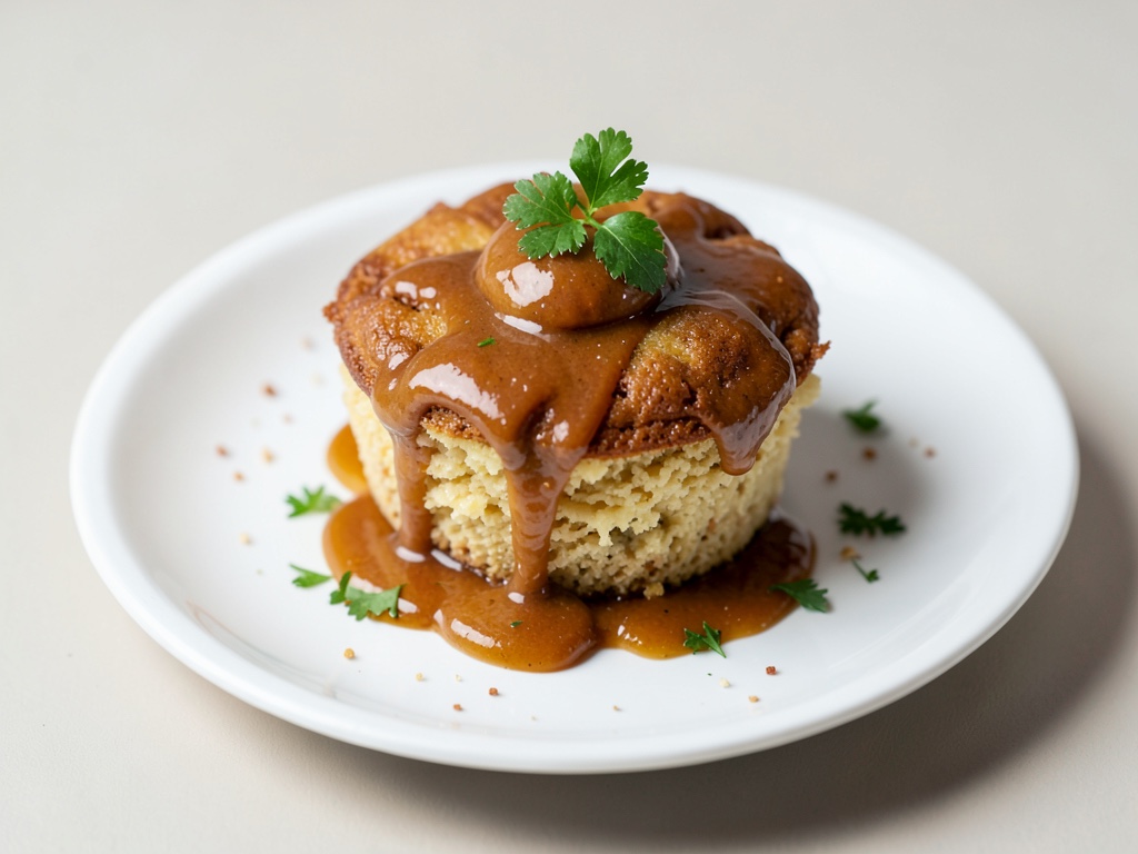 Karamell-Käsekuchen-Muffins aus der Heißluftfritteuse