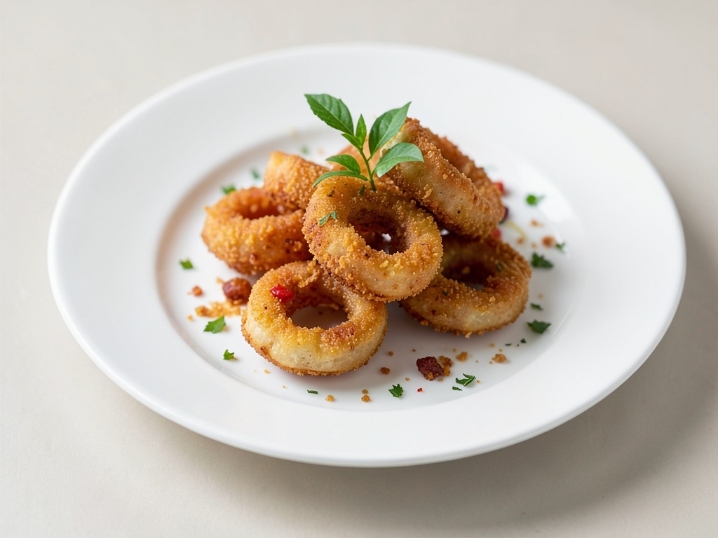 Anneaux croustillants de pomme en pâte feuilletée de l'air fryer
