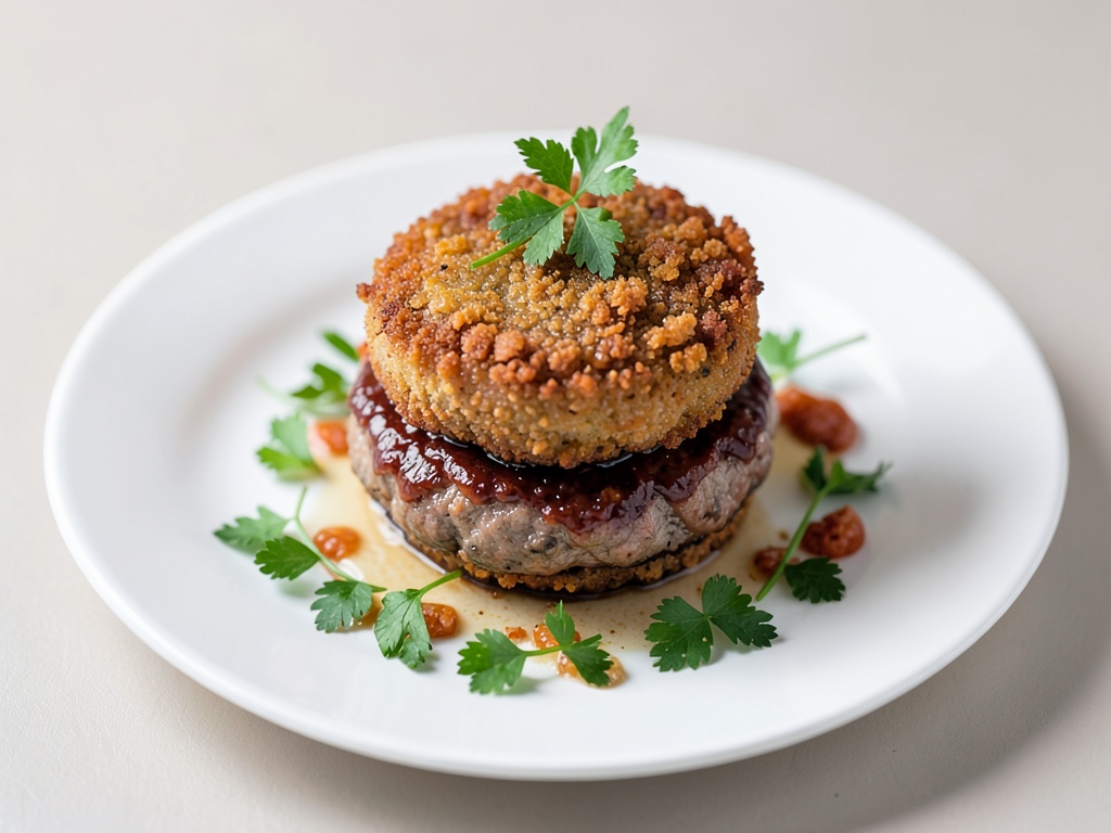 Toastie-Burger croccante dall'air fryer