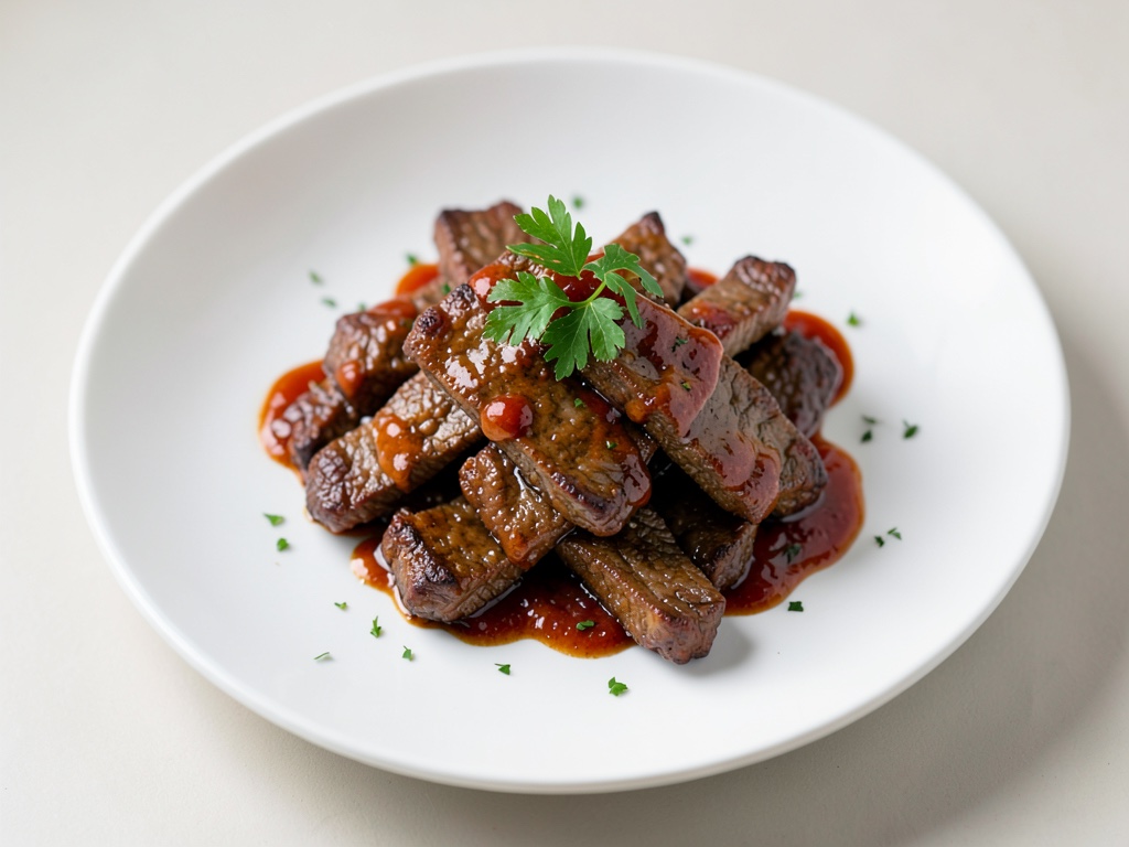 Bâtonnets de bœuf croustillants au piment de la friteuse à air chaud
