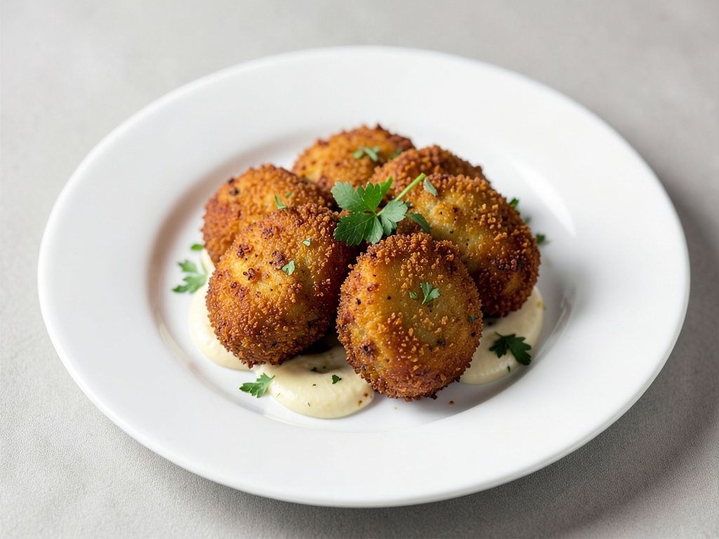 Knusprige Käse-Kroketten aus der Heißluftfritteuse