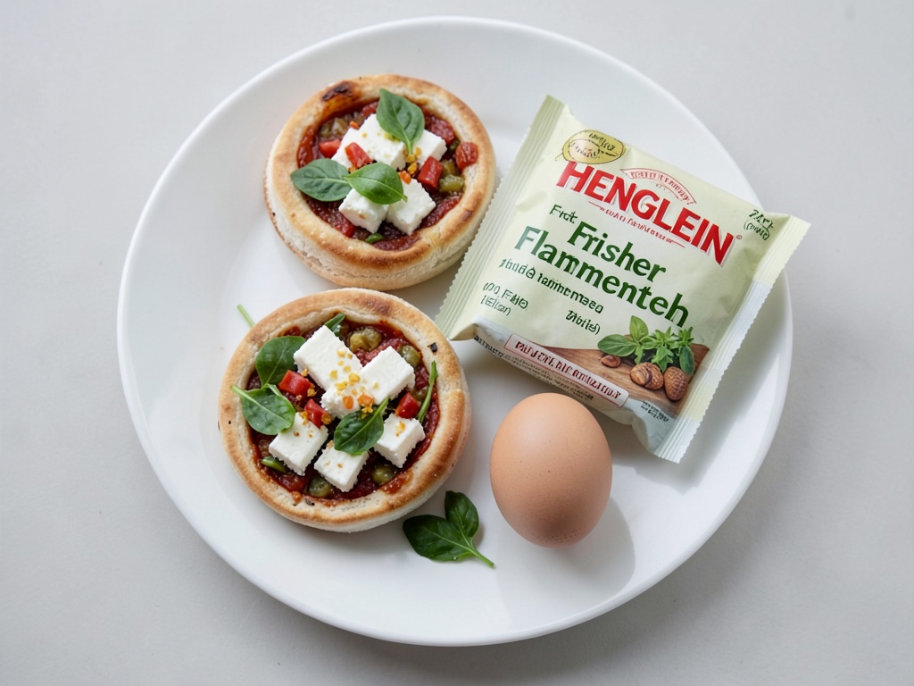 Poches de Flammekueche croustillantes au Feta et épinards de l'Airfryer