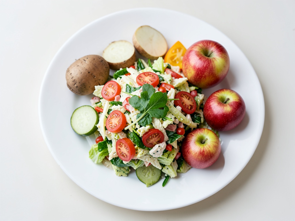 Salade de pommes de terre légère