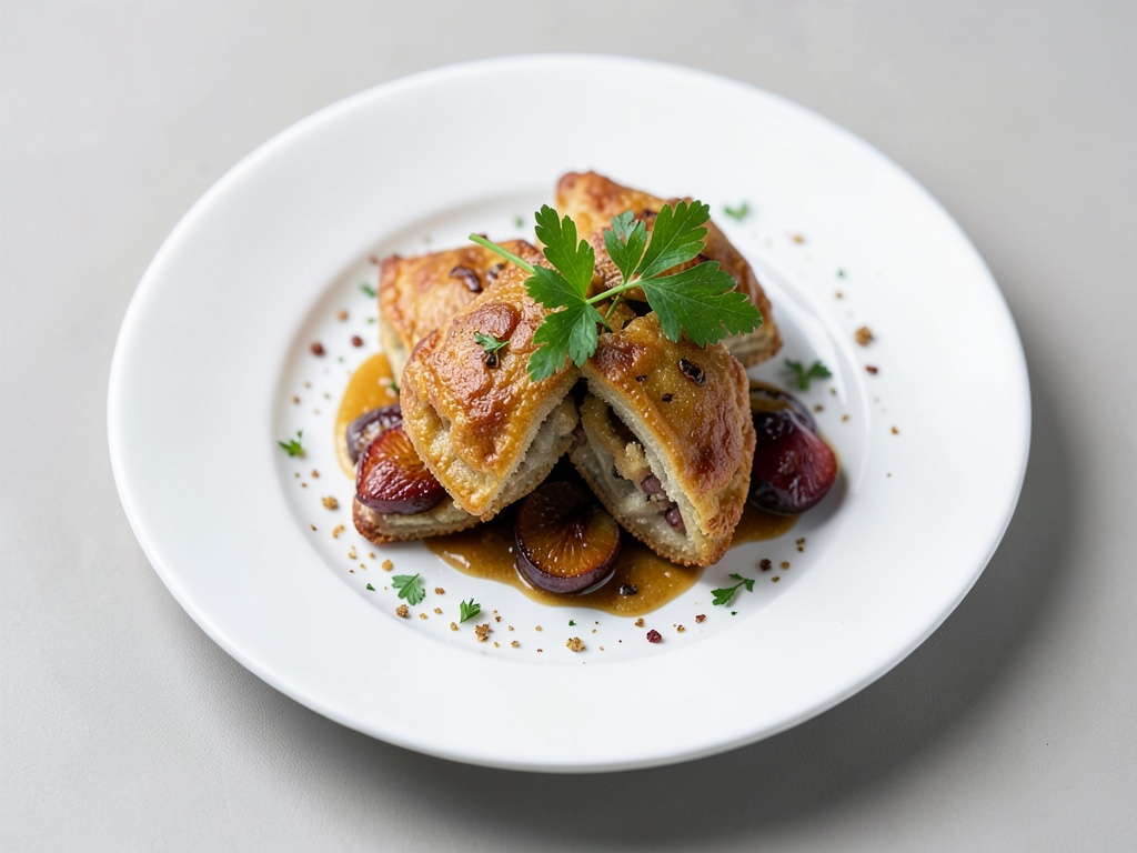 Tartelettes croustillantes aux prunes à l'air fryer