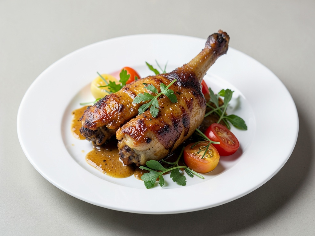 Cosce di pollo croccanti dall'air fryer