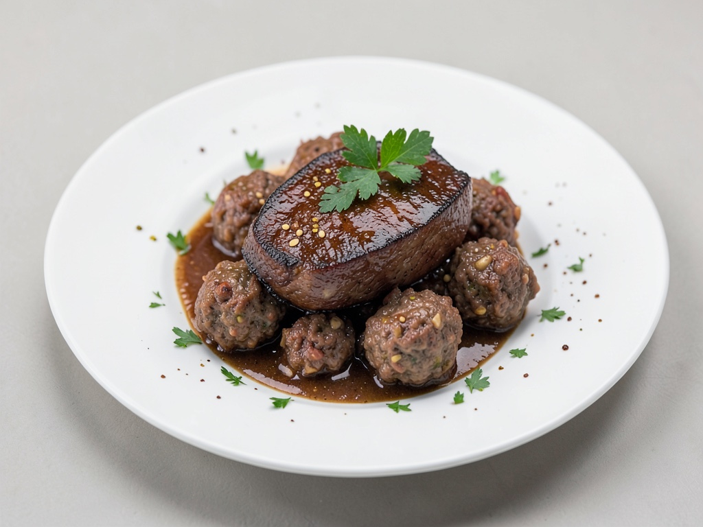 Polpette croccanti di fegato e carne macinata dall'air fryer