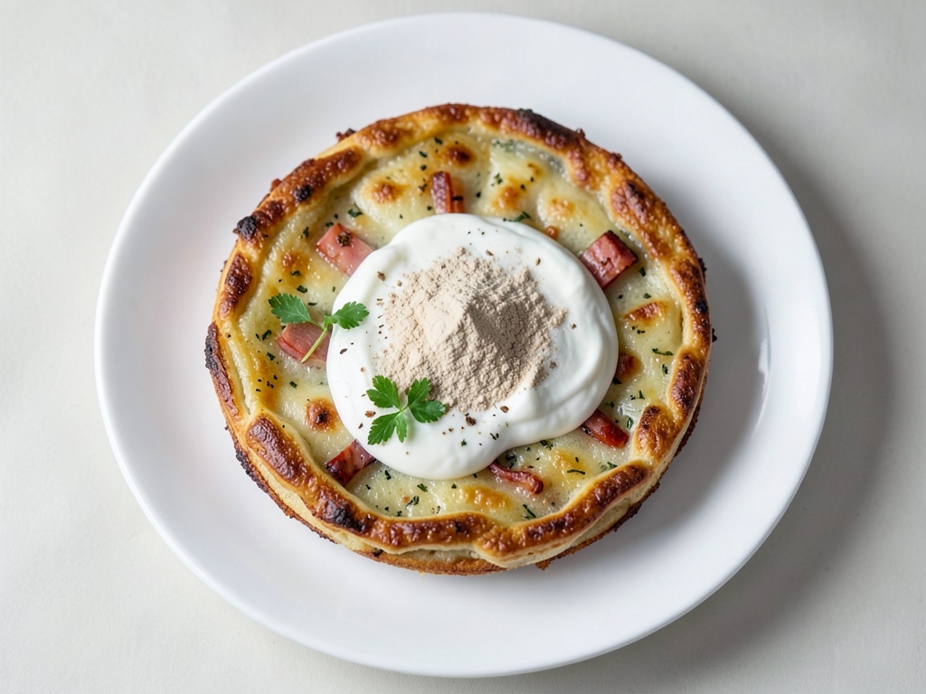 Calzone in padella ricco di proteine