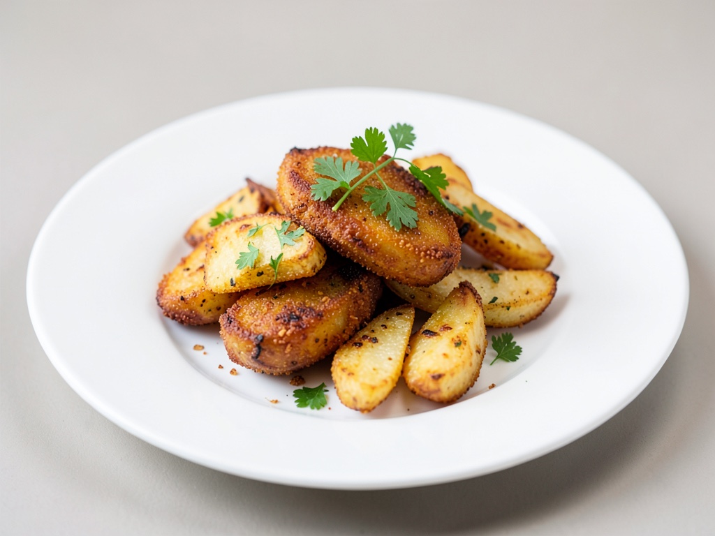 Patate a ventaglio croccanti dall'air fryer