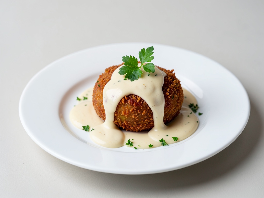 Mele croccanti al marzapane dall'air fryer con crema alla vaniglia