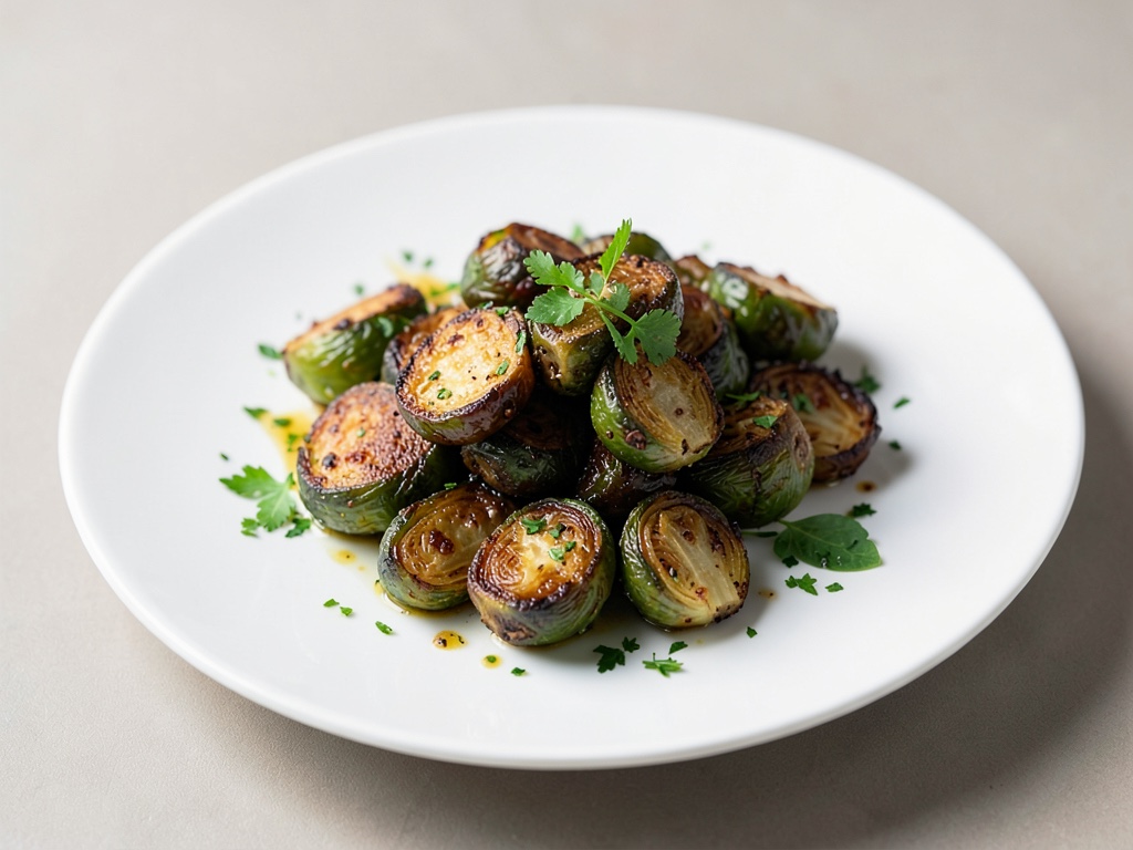 Crispy Brussels Sprouts from the Air Fryer