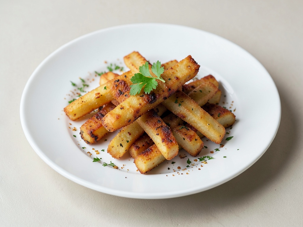 Bâtonnets de pommes de terre croustillants à l'air fryer