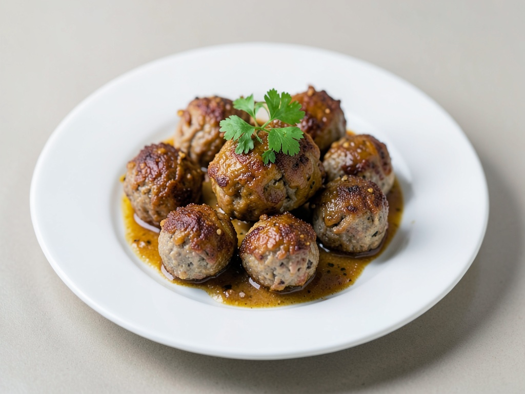 Boulettes de dinde croustillantes à l'air fryer