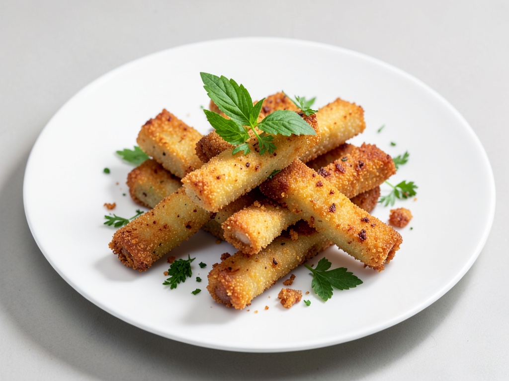 Bastoncini di Halloumi croccanti dall'air fryer